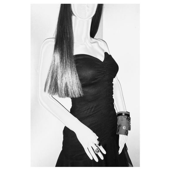 BLACK B. DARLIN RUFFLE TULLE DRESS - Picture 5 of 16